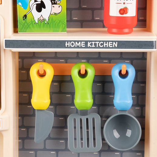 Игровой набор "Кухня", кран-помпа, имитация кипящей воды, пар, еда меняет цвет, в/к 47,5х15х35,5 см в Джамбо Тойз #7