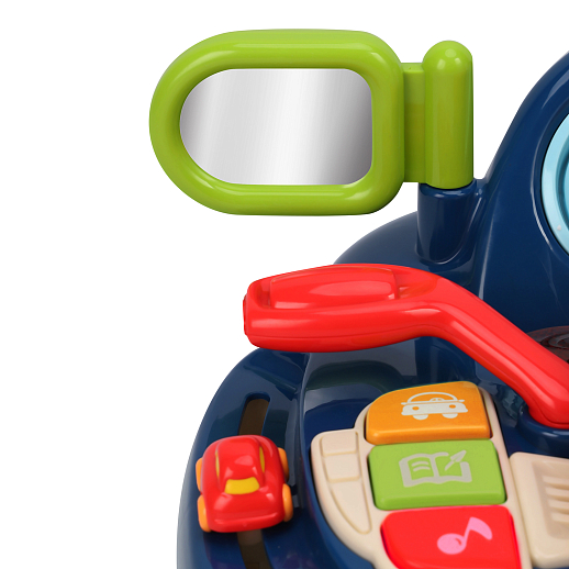ТМ "Smart Baby" Руль музыкальный, Шаинский, свет, звук, с фарами, цвет синий, в/к 24,6х15,1х24,4 см в Джамбо Тойз #11