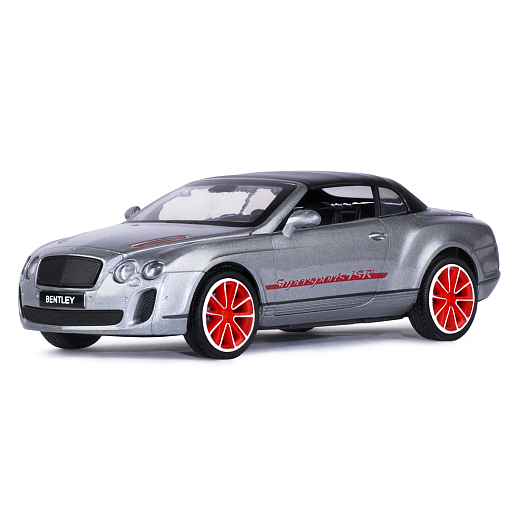 ТМ "Автопанорама" Машинка металлическая  1:32 Bentley Continental Supersports  ISR, серебряный, свет, звук, откр. двери, капот и багажник, инерция в/к 17,5*13,5*9 см в Джамбо Тойз #3