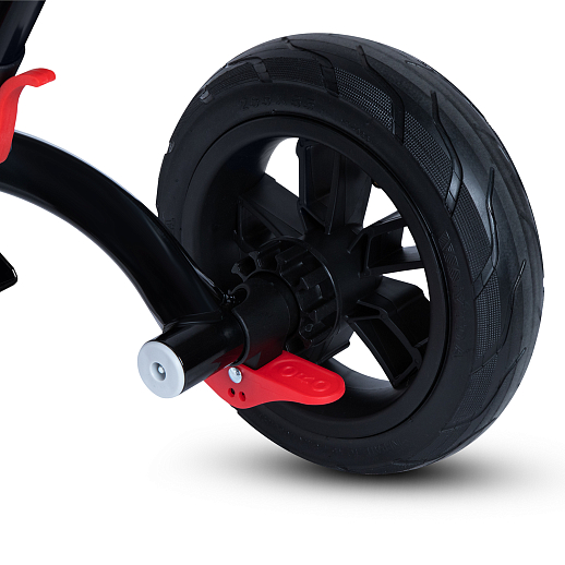 Детский трехколесный велосипед "CITYRIDE LUNAR 2.0". Пятиугольная рама, сиденье 360, складная крыша D600, подножки, надув.колеса 12/10, багажник, сумочка, фара в Джамбо Тойз #11