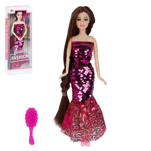 Кукла, цвет платья розовый, в/к 11х5,3х32,5 см в Джамбо Тойз