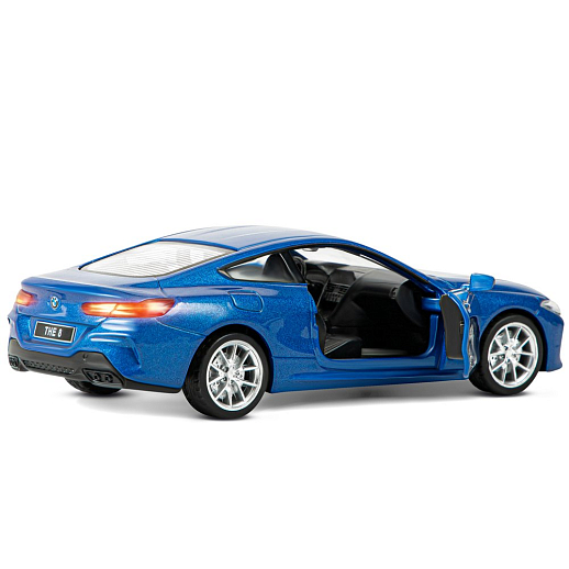 ТМ "Автопанорама" Машинка металл. 1:35 BMW M850i Coupe, синий, откр. двери, свет, звук, инерция в/к 18*9*13,5 см в Джамбо Тойз #14
