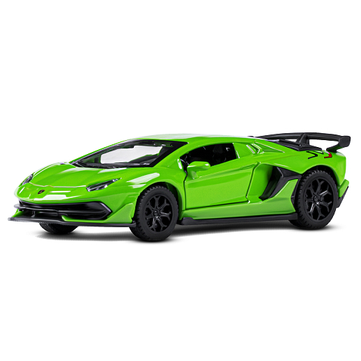 ТМ "Автопанорама" Машинка металл. 1:43 Lamborghini Aventador SVJ, зеленый, инерция, откр. двери, в/к 17,5*12,5*6,5 см в Джамбо Тойз #3