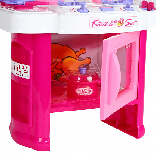 Набор "Маленькая хозяйка" Кухня детская игровая со светом и звуком, в/к, 60*44*9 см в Джамбо Тойз #4