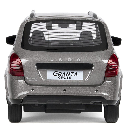 Машинка металлическая Автопанорама, инерционная, коллекционная модель LADA GRANTA CROSS, масштаб 1:24, свет, звук, открываются 4 двери, капот, багажник, серебряный перламутр, в/к 24,5*12,5*10,5 см в Джамбо Тойз #14