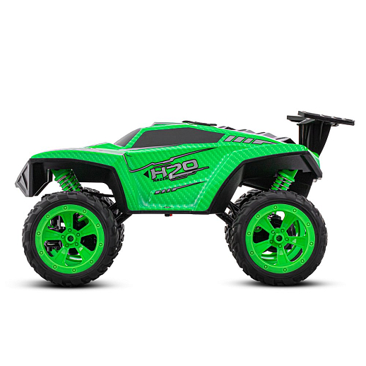 Р/У Краулер 4WD с функцией пара, подсветкой корпуса и пульта, М1:16, 2.4GHz, аккум. в компл., цвет зелёный, в/к 38*22*18,5 см в Джамбо Тойз #7