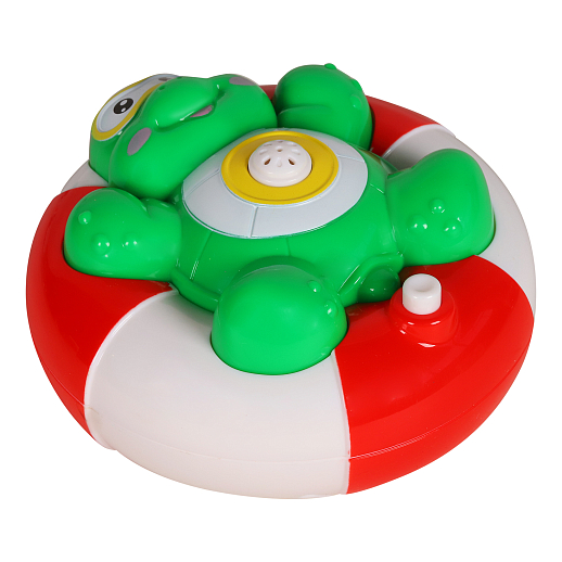 Игрушка для купания "Лягушонок", на бат., брызг.водой, в/к15*6*15 см в Джамбо Тойз #5