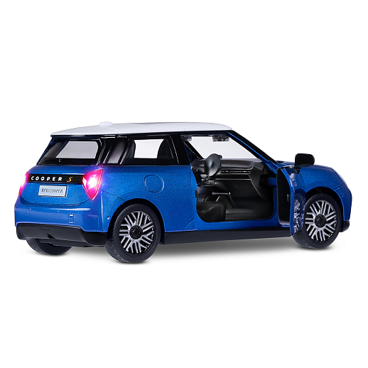 Игрушка для детей: Машинка металлическая, 1:28 BMW, цвет синий, свет, звук, инерция, артикул JB1251755 в Джамбо Тойз #11