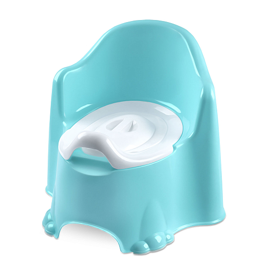ТМ "Smart Baby" Горшок детский № 5  бирюзовый 31,5х35х31,5 см в Джамбо Тойз