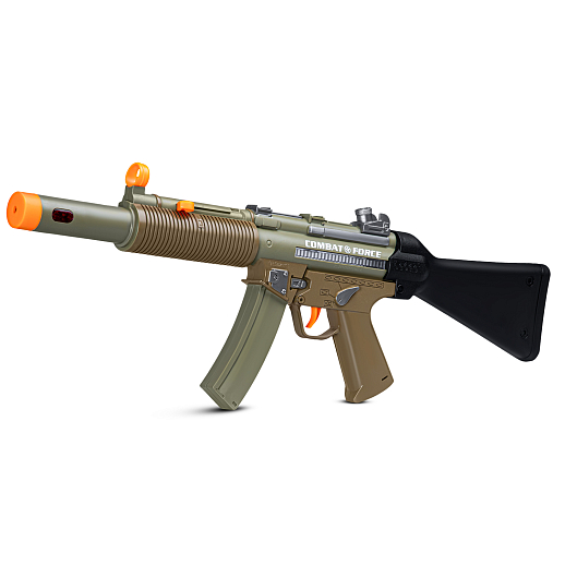 Автомат на батарейках, звук свет, значок в комплекте, бежевый, 61*24*5 см, в/к в Джамбо Тойз #3