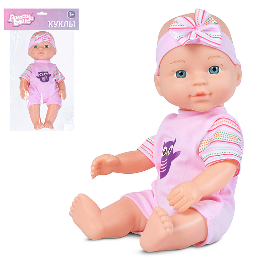 ТМ "Amore Bello" Пупс 28 см, русский язык, Шаинский: розовый, в/п в Джамбо Тойз
