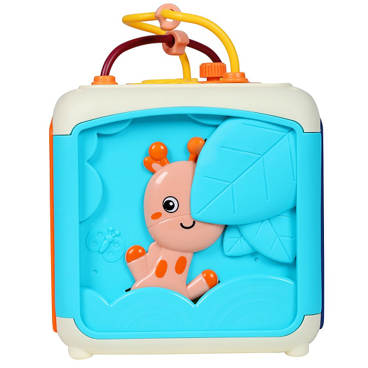 ТМ "Smart Baby" Развивающая игрушка "Умный куб" цвет оранжевый, 45 звуков и мелодий, в/к 19,5x19,5x23,5 см в Джамбо Тойз #13