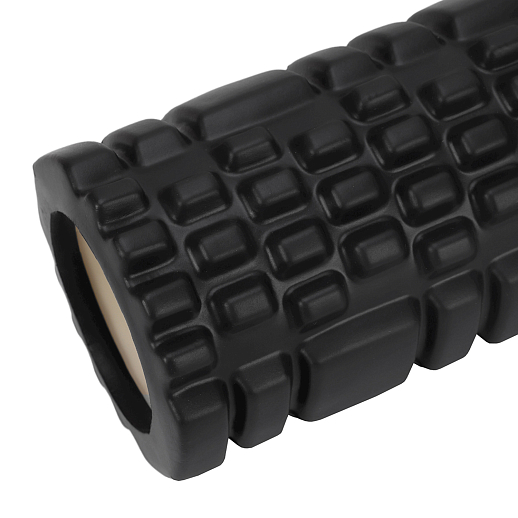Валики для йоги, размер 29х9,5 см, 430г, цвет черный+ комплект гимнастических резинок 5шт в пленке в Джамбо Тойз #5