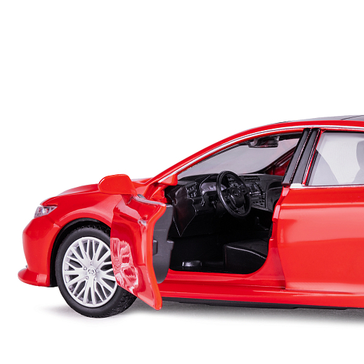 ТМ "Автопанорама" Машинка металлическая 1:34 Toyota Camry, красный, свет, звук, откр. двери, капот и багажник, инерция, в/к 17,5*13,5*9 см в Джамбо Тойз #8