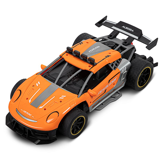 AUTODRIVE Р/У машина с паром,свет,звук,1:12,движ. во все стороны,аккум. в компл.,оранж., в/к 42,7*17*17,5см в Джамбо Тойз #2
