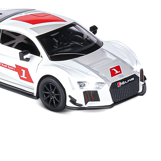 ТМ "Автопанорама" Машинка металлическая 1:32 AUDI R8, белый перламутр, свет, звук, откр. двери, инерция, в/к 17,5*13,5*9 см в Джамбо Тойз #18