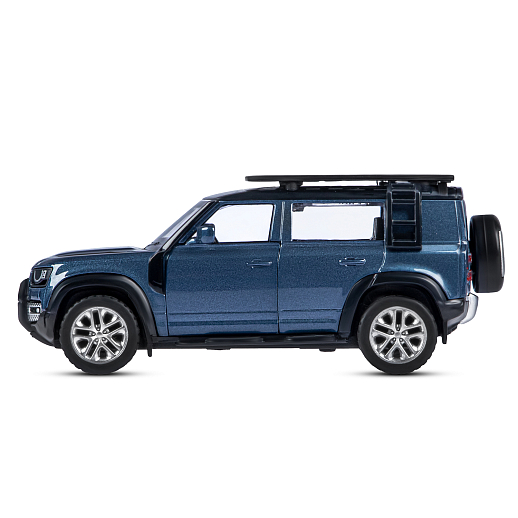 ТМ "Автопанорама" Машинка металл. 1:43 2020 Land Rover Defender 110, синий, инерция, откр. двери, в/к 17,5*12,5*6,5 см  в Джамбо Тойз #8