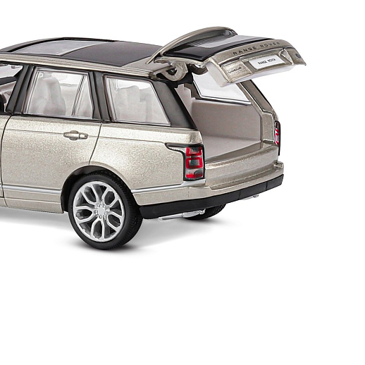 ТМ "Автопанорама" Машинка металлическая 1:34 2013 Range Rover, золотой перламутр, свет, звук, откр. двери, капот и багажник, инерция, в/к 17,5*13,5*9 см в Джамбо Тойз #18