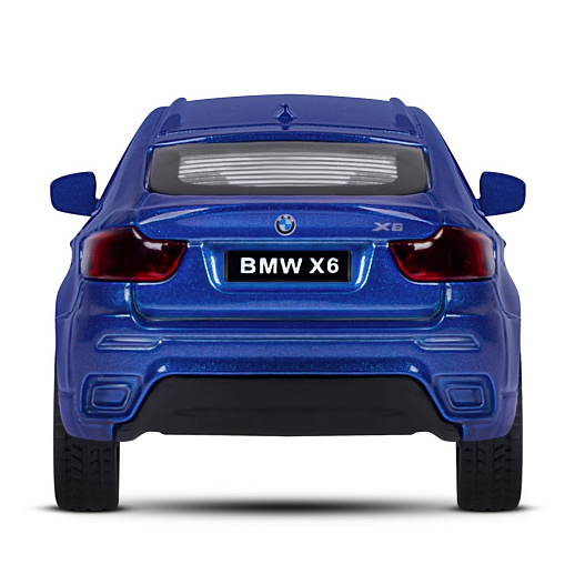 ТМ "Автопанорама" Машинка металлическая 1:43 BMW X6,синий, откр. двери, инерция, в/к 17,5*12,5*6,5 см в Джамбо Тойз #11
