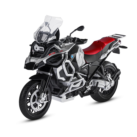 ТМ "Автопанорама" Мотоцикл металл.1:12 BMW R1250 GS Adventure, серебр., св. ход колес, в/к 7,1 х 11,7 х 20,6 см в Джамбо Тойз #2