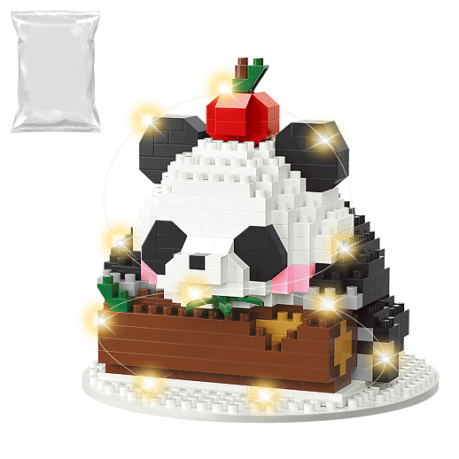 Конструктор "Панда" 569  дет., со светом,  в/п в Джамбо Тойз