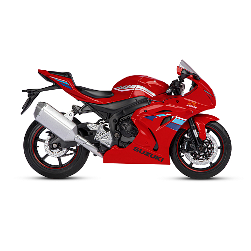 ТМ "Автопанорама" Мотоцикл металл. 1:12 SUZUKI GSX-R1000, красный, свободный ход колес, в/к 7,1 х 11,7 х 20,6 см в Джамбо Тойз #8