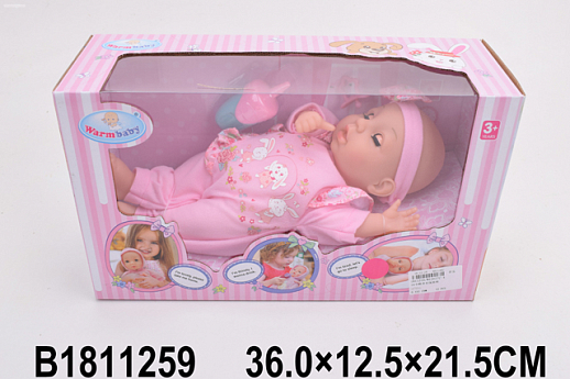 Кукла пупс в коробке с аксессуарами 36*12,5*21,5 см в Джамбо Тойз