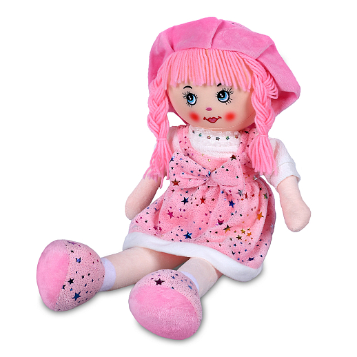 ТМ "Amore Bello" Кукла мягкая на бат., фразы на русском языке, стихотворение, песенка, 60 см, розовый 1, в/п в Джамбо Тойз #2