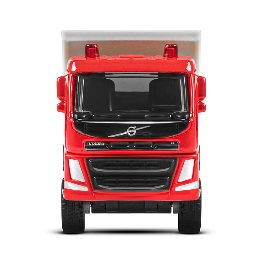ТМ "Автопанорама" Машинка металлическая 1:72 VOLVO FM грузовик, красный, откр. двери, инерция, в/к 17,5*13*6,5 см в Джамбо Тойз #9