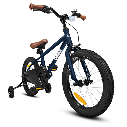 Велосипед двухколёсный CITYRIDE, модель CR-B2-07H, колеса 16", рама сталь, колеса сталь, балансирные колеса, цвет синий металлик в Джамбо Тойз #9