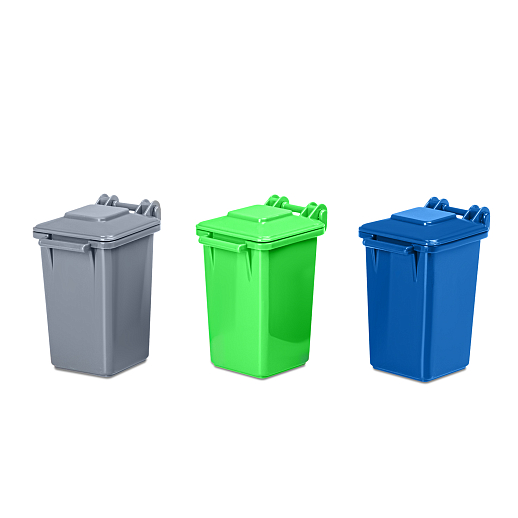 AUTODRIVE_Фрикционный Мусоровоз,помповый механизм, 3 контейнера в компл., звук,свет,на бат.,в гофрокор. 33*12,5*18,5см в Джамбо Тойз #12