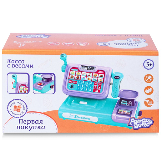 Игровой набор Amore Bello "Касса" со звуковыми эффектами, в/к 29*13,5*16 см в Джамбо Тойз #11