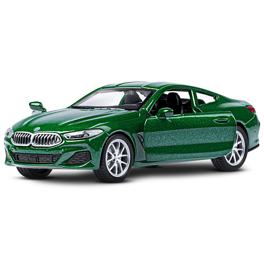 ТМ "Автопанорама" Машинка металлическая 1:44 BMW M850i Coupe, зеленый, откр. двери, инерция, в/к 17,5*12,5*6,5 см в Джамбо Тойз #6