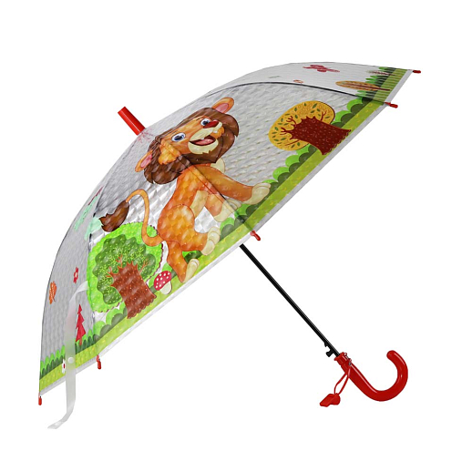 Детский зонт, "Львенок", 84см, в комплекте свисток, ПВХ в Джамбо Тойз