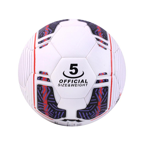 Мяч футбольный, размер 5 (22см), 2 слоя, вес:420 гр, материал: PU, в ассортименте 3 цвета в Джамбо Тойз #4