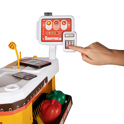 Игровой набор "Супермаркет" с аксессуарами  и тележкой , со свет.и звук.эффектами, в/к 60*19*46 см в Джамбо Тойз #6