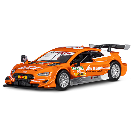 ТМ "Автопанорама"  Машинка металл. 1:43 Audi RS 5 DTM, оранжевый, откр. двери, в/к 17,5*12,5*6,5 см в Джамбо Тойз #6