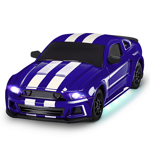 Р/у машинка для дрифта М1:24,2.4GHz,4WD,сменные шины 4шт., конусы 4шт.,свет,с аккум.,цвет синий,в/к 22,4х14,5х10,8см в Джамбо Тойз #8