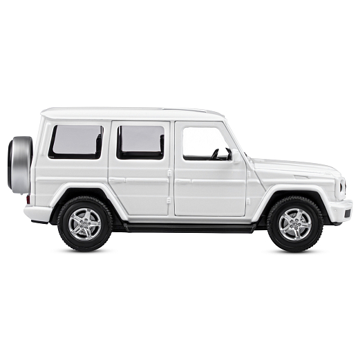 ТМ "Автопанорама" Машинка металлическая 1:42 Mercedes-Benz G350d, белый, откр. двери, инерция, в/к 17,5*12,5*6,5 см в Джамбо Тойз #8