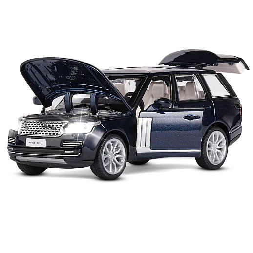 ТМ "Автопанорама" Машинка металлическая 1:34 2013 Range Rover, темно-синий перламутр, свет, звук, откр. двери, инерция, в/к 17,5*13,5*9 см в Джамбо Тойз #7