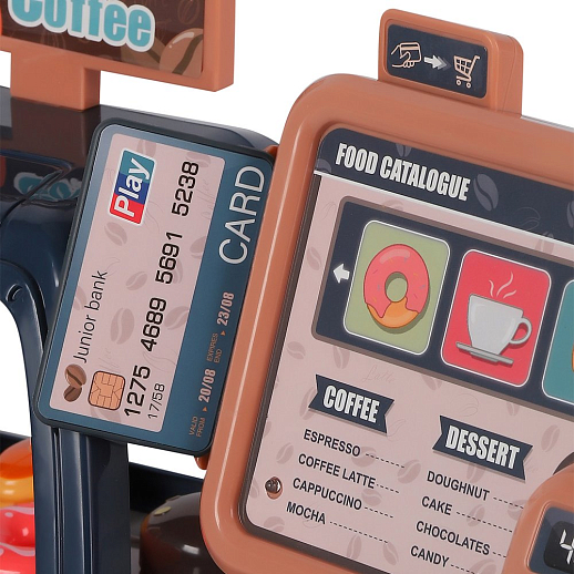 Игрушка для детей: набор "Кафе", свет, звук, синяя, артикул JB0214266 в Джамбо Тойз #9