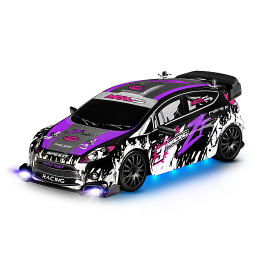 Р/У Машина для дрифта,1:24,2.4GHz,4WD,свет,с аккум, цвет фиол./черн./красн., в/к 28*8*22,5см в Джамбо Тойз #6
