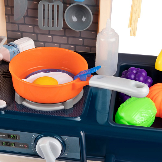 Игровой набор "Кухня", кран-помпа, имитация кипящей воды, пар, еда меняет цвет, в/к 47,5х15х35,5 см в Джамбо Тойз #5