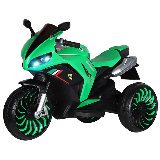 Мотоцикл трехколесный на аккум с функцией водяного пара, 12V7AH, 2*540W, MP3,USB,3 колеса в Джамбо Тойз