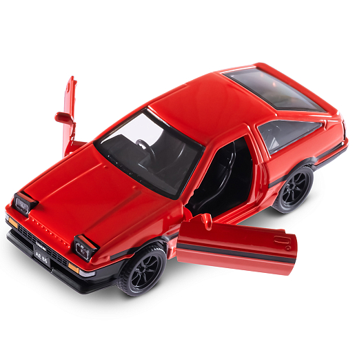 ТМ "Автопанорама" Машинка металл. 1:37 Toyota AE86, красный, инерция, откр. двери, в/к 17,5*12,5*6,5 см в Джамбо Тойз #14