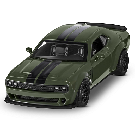 Игрушка для детей: Машинка металлическая 1:44 Dodge, цвет зеленый, инерция, артикул JB1251776 в Джамбо Тойз #3