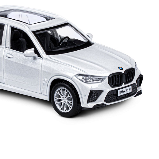 ТМ "Автопанорама" Машинка металлическая 1:43 BMW X5M, белый, инерция, откр. двери, в/к 17,5*12,5*6,5 см в Джамбо Тойз #15