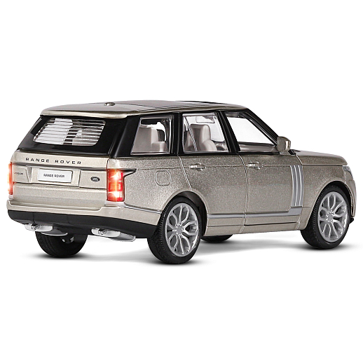 ТМ "Автопанорама" Машинка металлическая 1:34 2013 Range Rover, золотой перламутр, свет, звук, откр. двери, капот и багажник, инерция, в/к 17,5*13,5*9 см в Джамбо Тойз #11