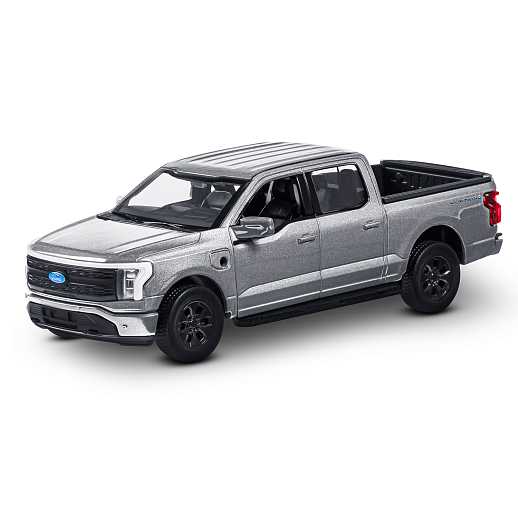 Машинка металлическая 1:36 Ford F-150 с зарядной станцией, серебристо-серый, свет, звук, откр. двери и капот, инерция, в/к 20,6*9,*9 см в Джамбо Тойз #14