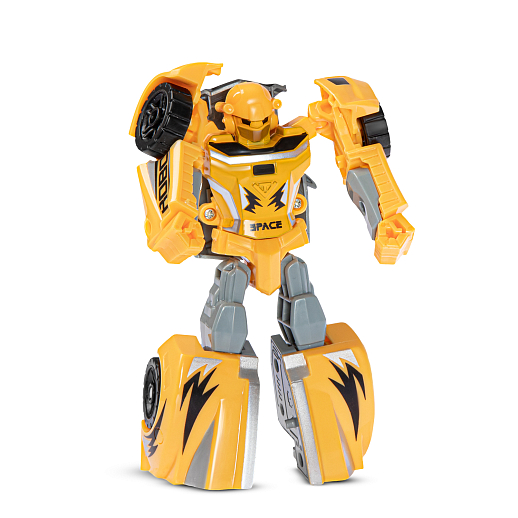 Робот-трансформер, трансформация в машинку, цвет желтый, в/к 27*7*19см в Джамбо Тойз #7
